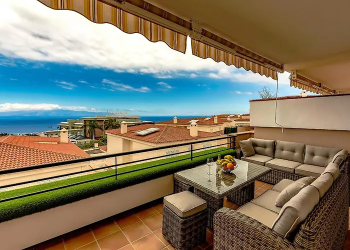 With Spectacular View In Puerto Santiago 아파트 푸에르토 데 산티아고